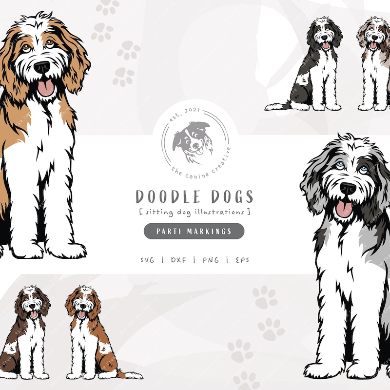 Sheepadoodle Clipart - Etsy