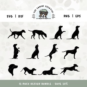 Dalmatians SVG Bundle, Dalmation PNG, Dalmatian Clipart, Dog Breed Silhouette, Sublimation Design, Printable Art, Commercial Use Cut File