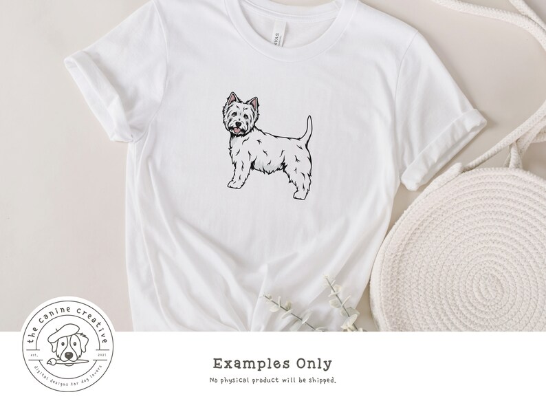 Westhighland Terrier SVG, Westie PNG, West Highland White Terrier ...