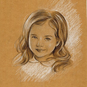 Custom Charcoal Portrait: Hand-Drawn Original Art from Photo