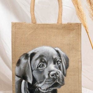 pained bag, Custom bag, personalized bags, custom pet portrait bags,dog portrait