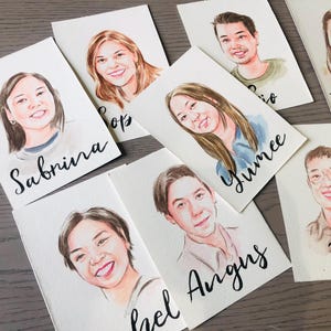 Artista de retratos de casamento, retratos de convidados de casamento, pintor de casamento, lembrancinhas de casamento, ilustração de convidados, presente para convidados de casamento