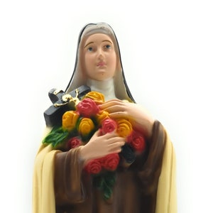 Statue of Saint Therese of the Child Jesus, 30 cm. Saint Therese of Lisieux. 11.81&#39;&#39; St. Therese of Lisieux statue