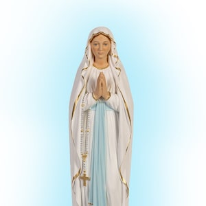 Estatua de Nuestra Señora de Lourdes, altura cm. 50