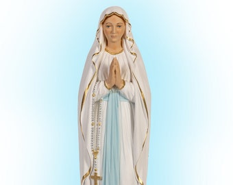 聖家族の樹脂像、高さ30cm。屋内外どちらでもご使用いただけます