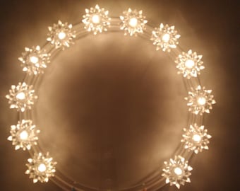 Luminous Halo, Luminous Crown, Luminous Star for Statues, Diameter 14 cm (diameter 5.51 inches) - 220 V