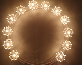 Luminous halo, luminous crown, luminous stellar for statues, diameter cm. 18 (diameter 7.09 inches) - 220V