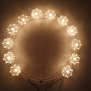 Luminous Halo, Luminous Crown, Luminous Star for Statues, Diameter 16 cm (Diameter 6.30 inches) - 220 V