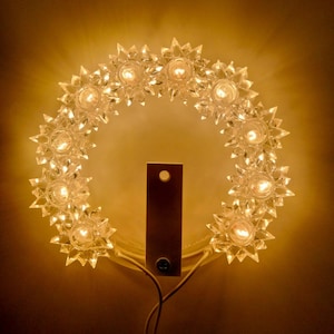 Luminous Halo, Luminous Crown, Luminous Star for Statues, Diameter 8 cm (3.15 inches) - 220 V