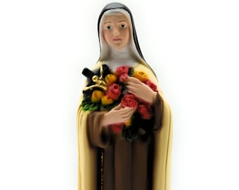 Saint Therese of the Child Jesus statue, 20 cm, made of marble dust. Therese of Lisieux. 7.87'' Saint Therese of the Child Jesus of Lisieux Statue