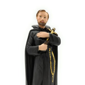 Statue of St. Francis Xavier, 20 cm, made of marble dust. François Xavier. Franz Xaver. 7.87&#39;&#39; St. Francis Xavier Statue. Made in Italy