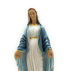 Immaculate Conception statue in resin cm. 35 (inches 13,77) for indoors and outdoors