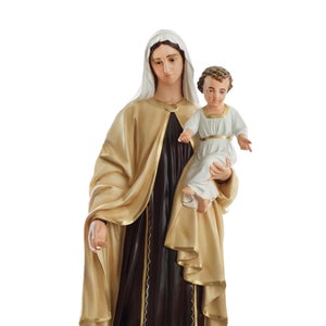 Our Lady of Mount Carmel woodcarving