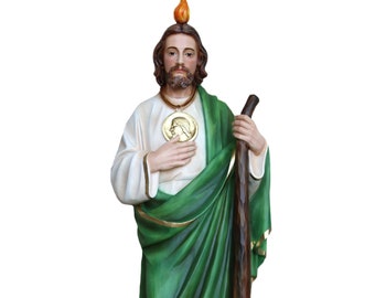 Saint Jude resin statue 80 cm (31.50'') made in Italy