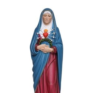 Our Lady of Sorrows resin statue cm 60 (inches 23,62)