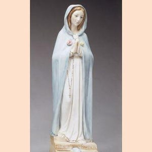 Maria Rosa Mystica statue marble dust | Our Lady of Mystical Rose sculpture | Rosa Mystica statue | Mystic Rose of Montichiari statue |