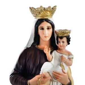 Our Lady of Mount Carmel woodcarving