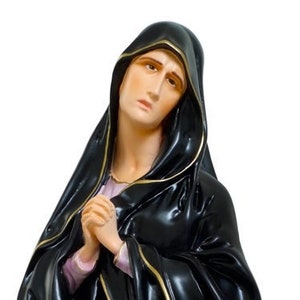 Our Lady of Sorrows resin statue cm 60 (inches 23,62)