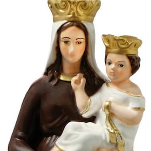 Our Lady of Mount Carmel woodcarving