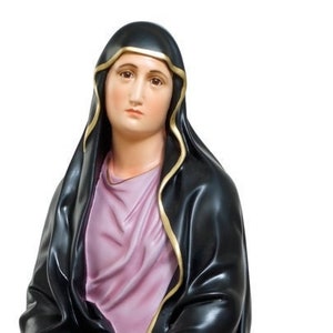 Our Lady of Sorrows resin statue cm  85 (inches 33,46)