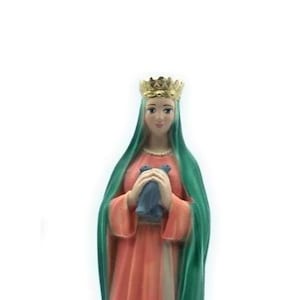 Statua Madonna delle Ghiaie di Bonate in Resina - Madonna Regina della Famiglia, Statue of Madonna of Ghiaie di Bonate. Queen of the Family