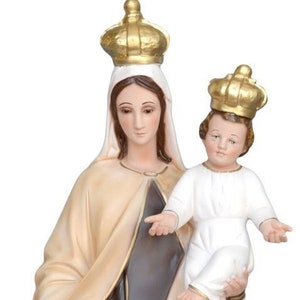 Our Lady of Mount Carmel woodcarving