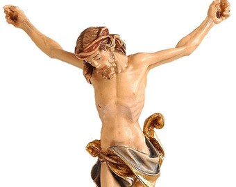Lichaam van Christus in hars gemaakt in Val Gardena - GEMAAKT IN ITALIË -