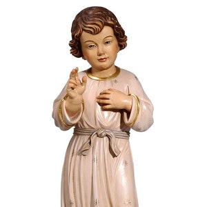 Wooden statue of Jesus as a teenager from Val Gardena MADE IN ITALY - various sizes available