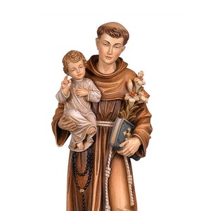 Saint Anthony of Padova woodcarving
