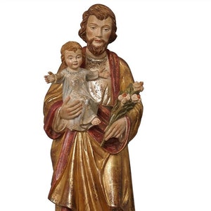 Statue of Saint Joseph  woodcarving VARIOUS SIZES AVAILABLE