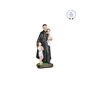 Estatua de resina de San Vicente de Paúl 30 cm. Para interior y exterior. Estatua de resina de San Vicente de Paúl de 30 cm. HECHO EN ITALIA.