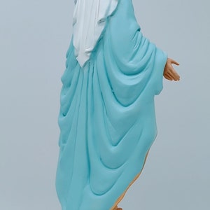 Estatua de la Virgen Milagrosa con 40 cm en resina para interiores y ...