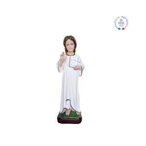 Holy Name of Jesus resin statue cm 60, suitable for indoors and outdoors. 23.62&#39;&#39; Divine Child resin statue. MADE IN ITALY.