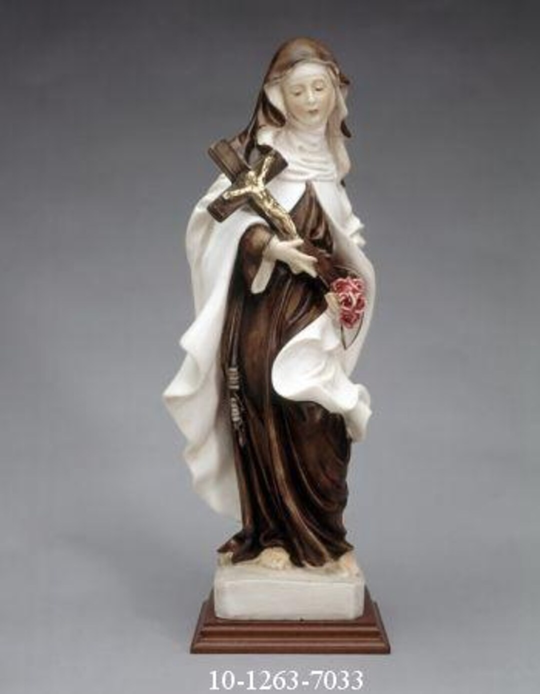 Statue of Saint Therese of the Child Jesus in Marble Dust | St. Therese ...