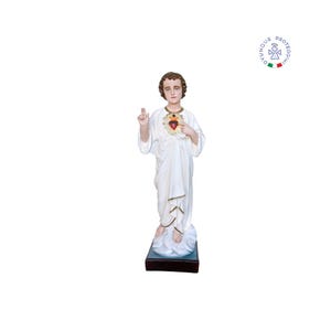 Holy Name of Jesus resin statue cm 85, suitable for indoors and outdoors. 33.46&#39;&#39; Divine Child resin statue. MADE IN ITALY.