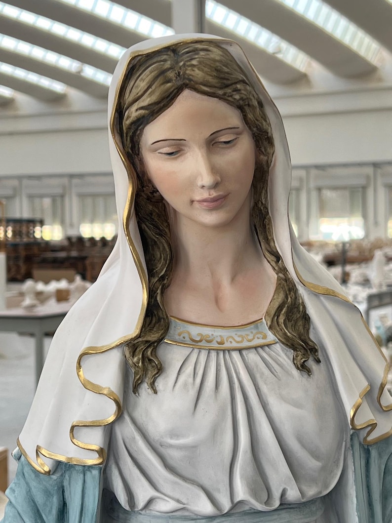 Our Lady of Grace Statue | Virgin Mary Sculpture | 90 Cm Marble Dust ...