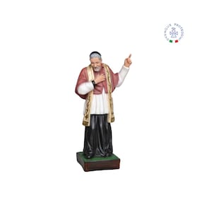 Harsenbeeld van de heilige Alfonsus Maria van Liguori, 30 cm hoog. 11,81 &#39;&#39; St. Alphonsus Maria de Liguori harsbeeld. GEMAAKT IN ITALIË.