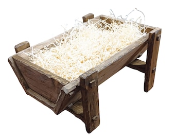 Berceau en bois pour l&#39;Enfant Jésus – Crèche en bois