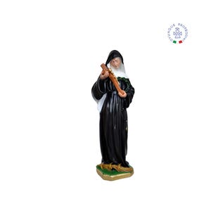 Statue of Saint Rita of Cascia cm 50 in resin suitable for indoors and outdoors. 19.68&#39;&#39; St. Rita resin statue. MADE IN ITALY.