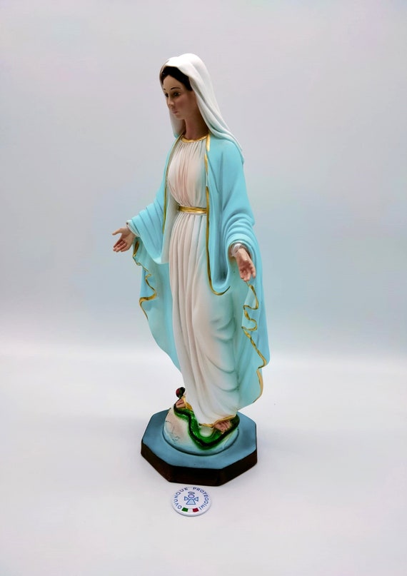 15.75インチの樹脂製聖母マリア像（光背付き） - Etsy 日本