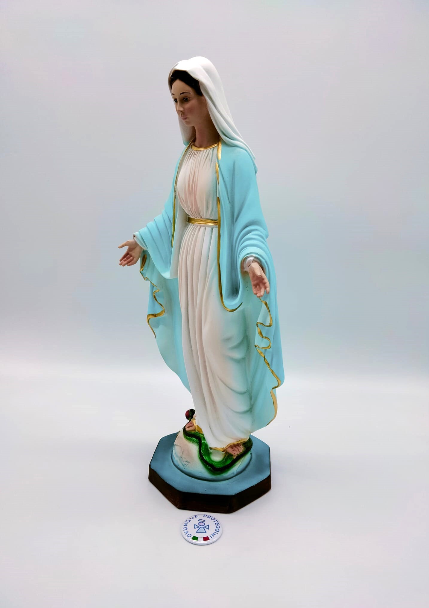 15.75インチの樹脂製聖母マリア像（光背付き） - Etsy 日本