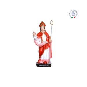 11.02&quot; St. Gennaro resin statue, 28cm tall, suitable for both indoor and outdoor use. MADE IN ITALY.