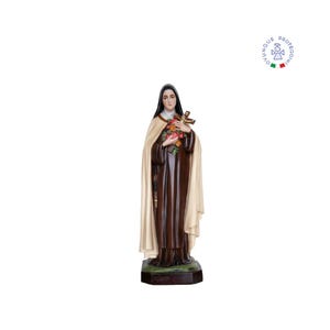 Statue of Saint Therese of the Child Jesus cm 80. Statue of Saint Therese of Lisieux. 31.50&#39;&#39; St Therese of Lisieux resin statue. MADE IN ITALY.
