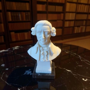 Bust of Franz Joseph Haydn in white marble dust | Italy | Franz Joseph Haydn bust sculpture | Made in Tuscany |
