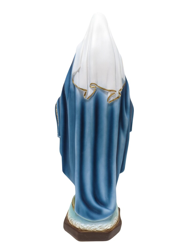 Statue of Immaculate or Our Lady of Grace in Marble Dust 40 Cm (15.75 ...