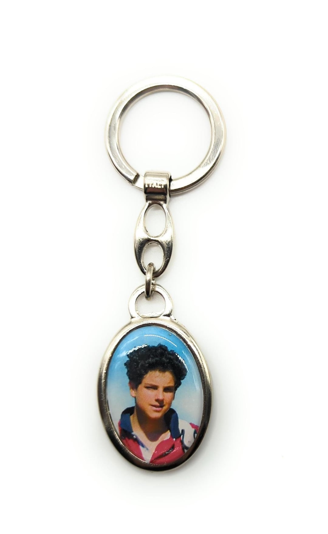 Key Ring With Photo of Carlo Acutis and Eucharist Symbol. Made in Italy ...