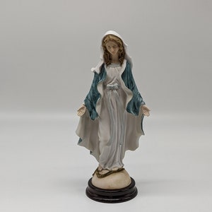 Our Lady of Grace statue | Virgin Mary sculpture | Miraculous Madonna |