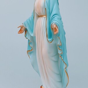 Estatua de la Virgen Milagrosa con 40 cm en resina para interiores y ...