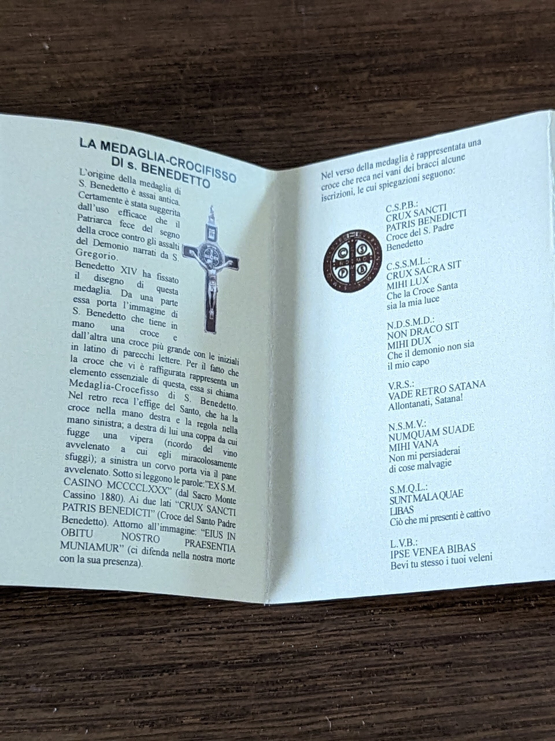 1.25'' Medal of St. Benedict. 5 Pcs. in Silver-colored Metal With  Explanation (set of 5 Medals). - Etsy, image size:1920x2560