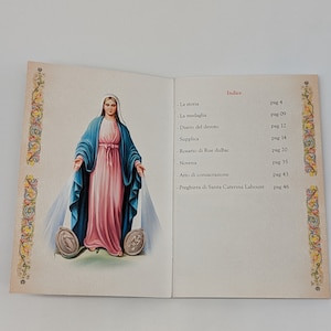 Estatua de la Virgen Milagrosa con 40 cm en resina para interiores y ...